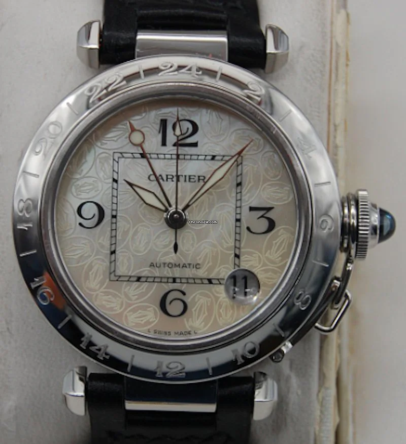 Cartier Pasha C GMT PINK DIAL 36 MM